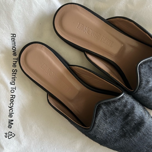 Le Monde Beryl Cowhide Flats - Picture 2 of 3